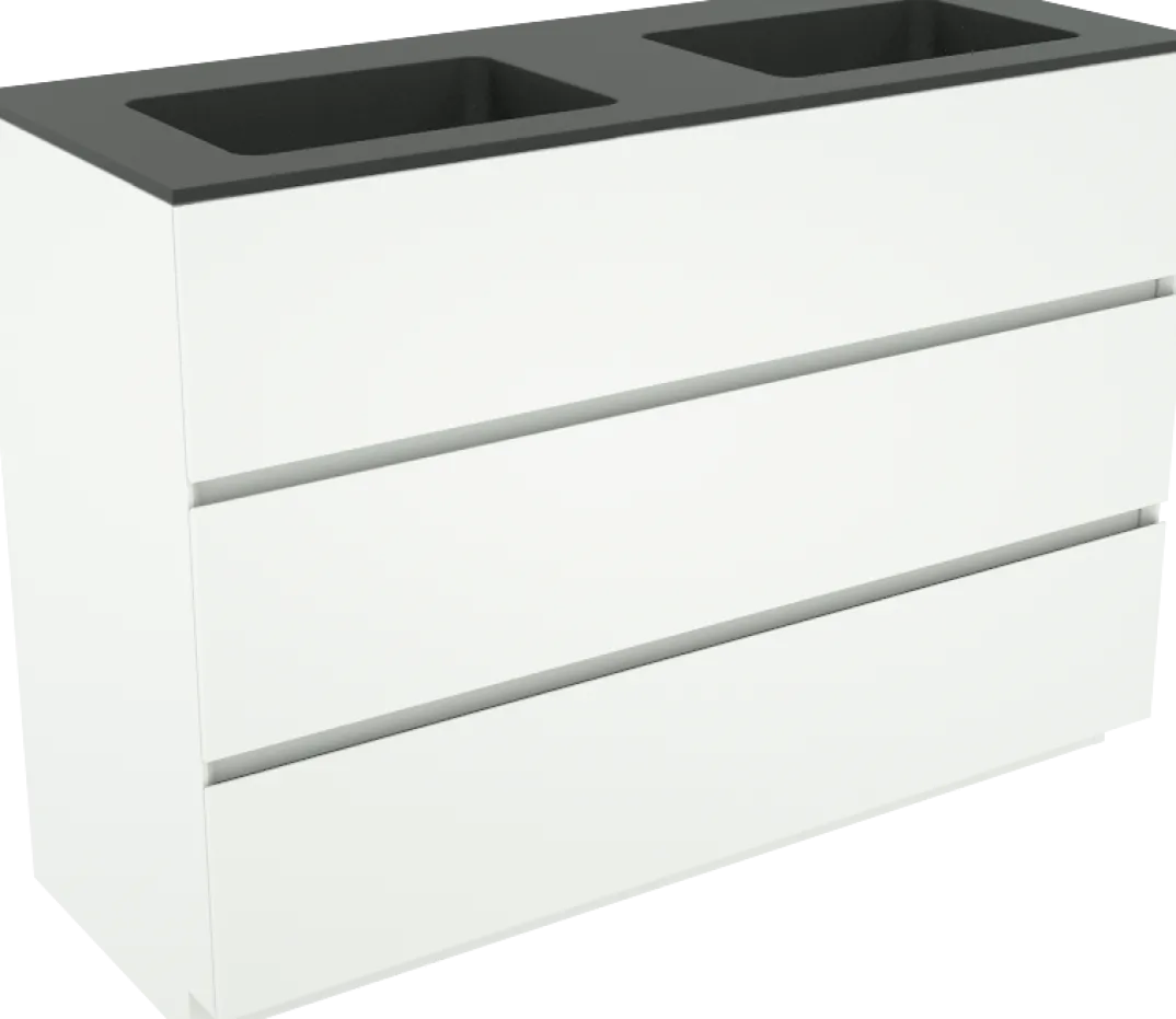 Storke Edge badkamermeubel met Scuro wastafel