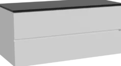 Storke Edge badkamermeubel met Panton wastafelblad voor waskom(men)