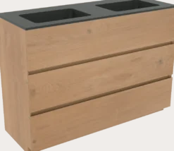 Storke Edge badkamermeubel met Scuro wastafel