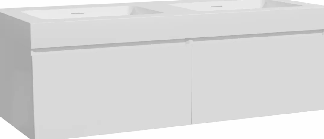 Storke Edge badkamermeubel met Mata High wastafel