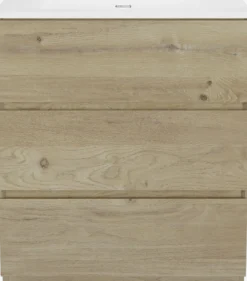 Storke Edge badkamermeubel met Kera wastafel, afvoerplug inbegrepen