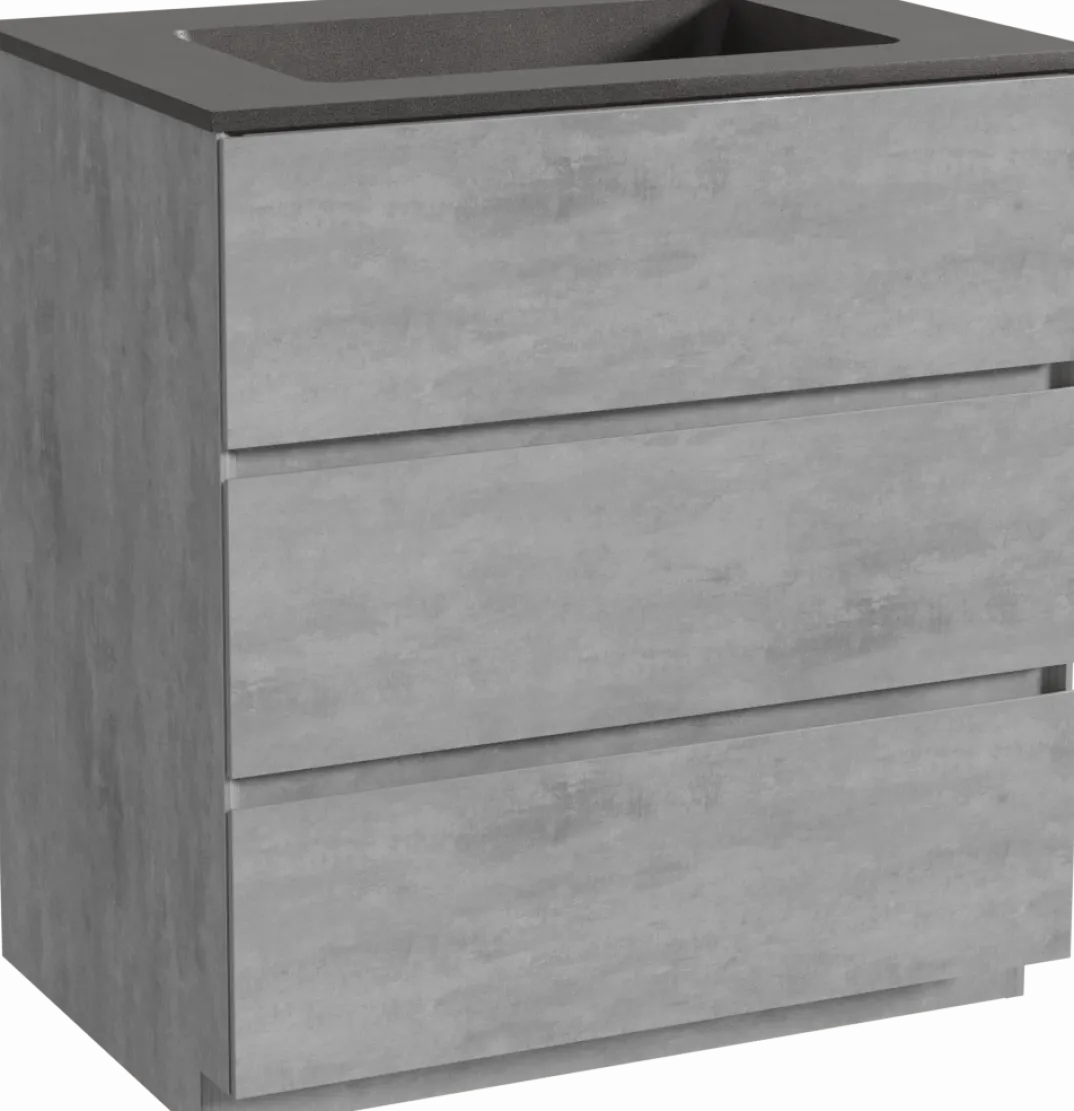 Storke Edge badkamermeubel met Scuro wastafel