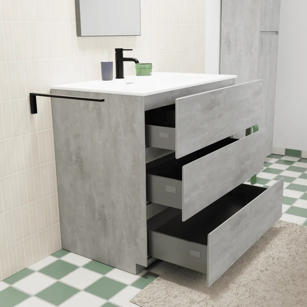 Storke Edge badkamermeubel met Mata wastafel
