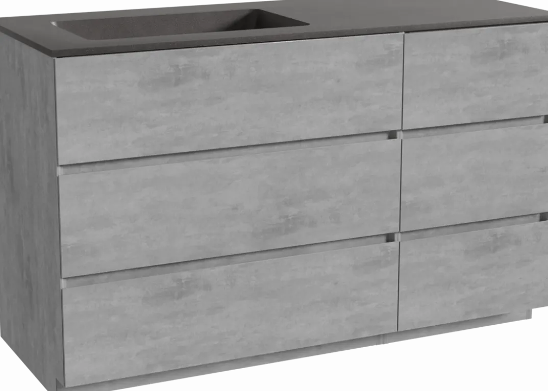 Storke Edge badkamermeubel met Scuro wastafel