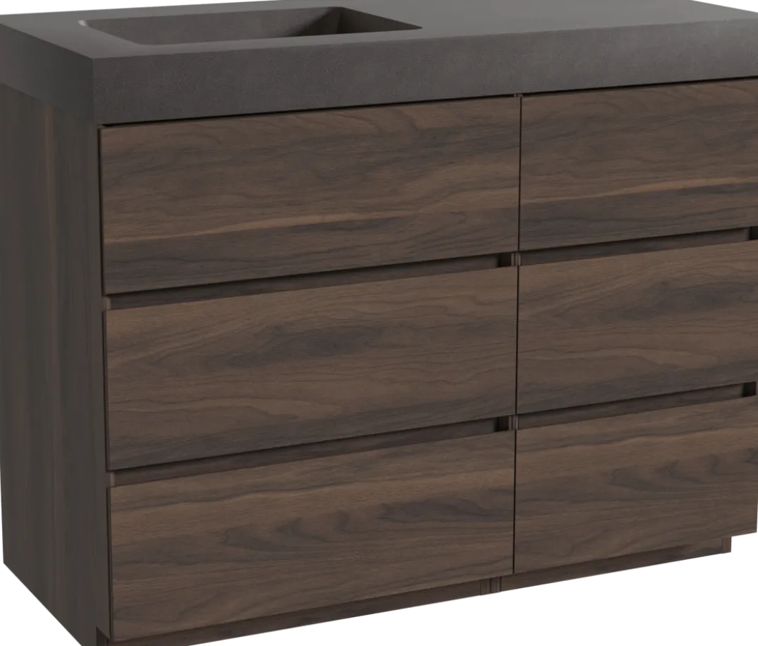 Storke Edge badkamermeubel met Scuro High wastafel