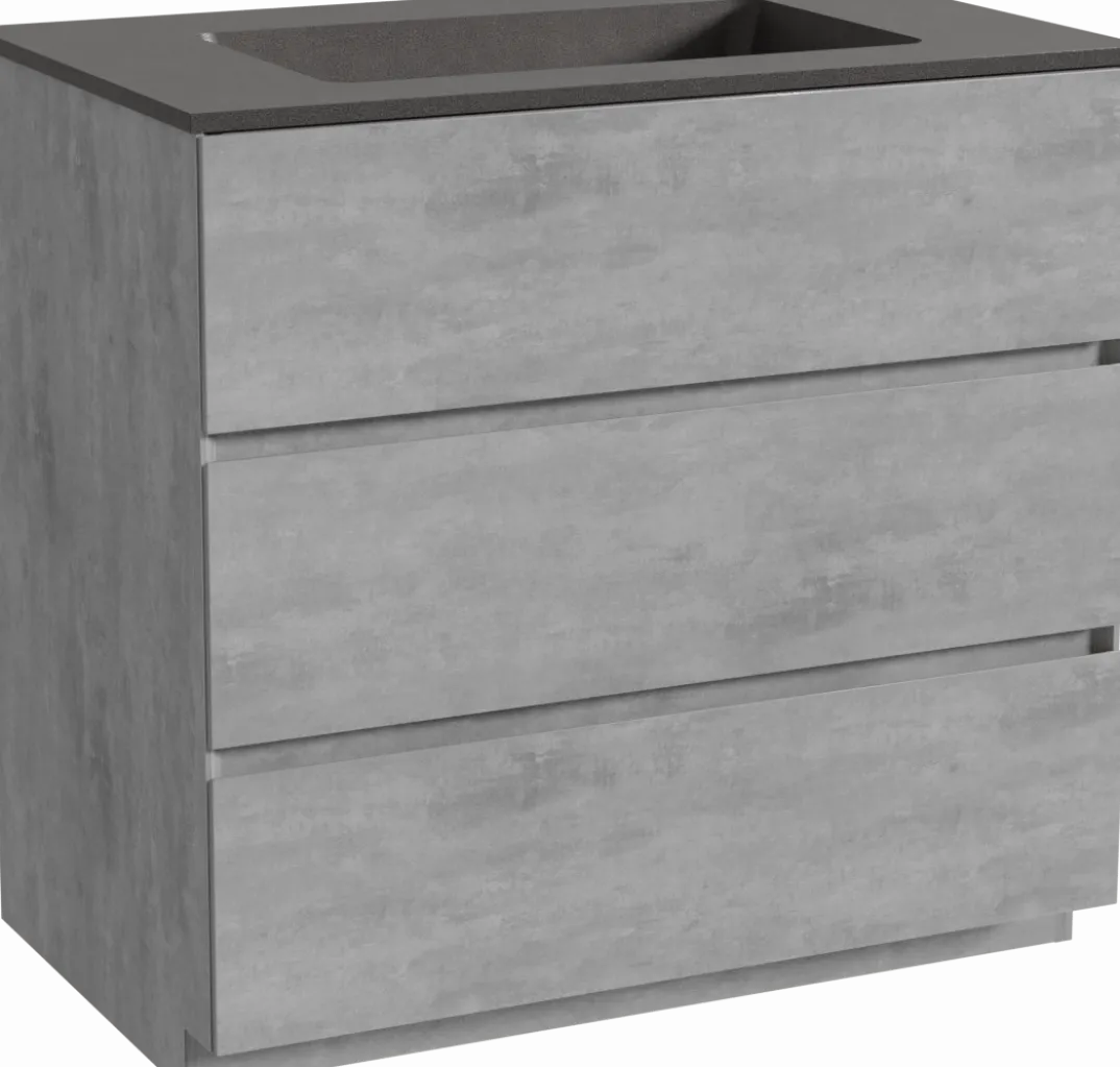 Storke Edge badkamermeubel met Scuro wastafel