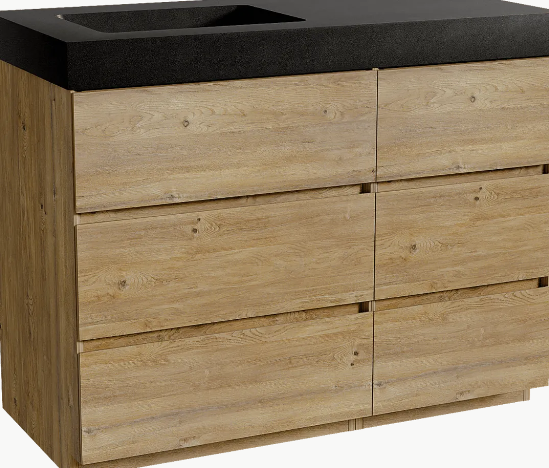Storke Edge badkamermeubel met Scuro High wastafel