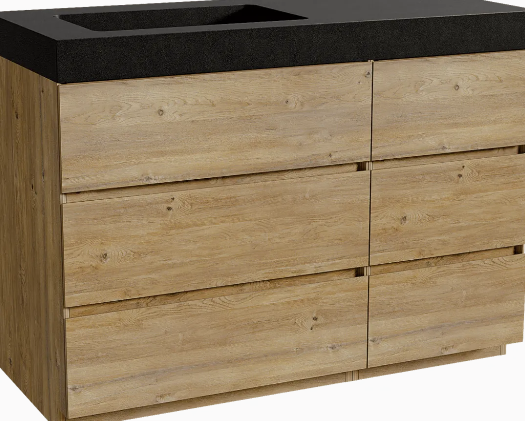 Storke Edge badkamermeubel met Scuro High wastafel
