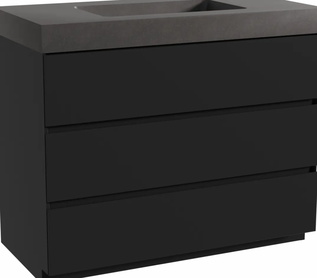 Storke Edge badkamermeubel met Scuro High wastafel