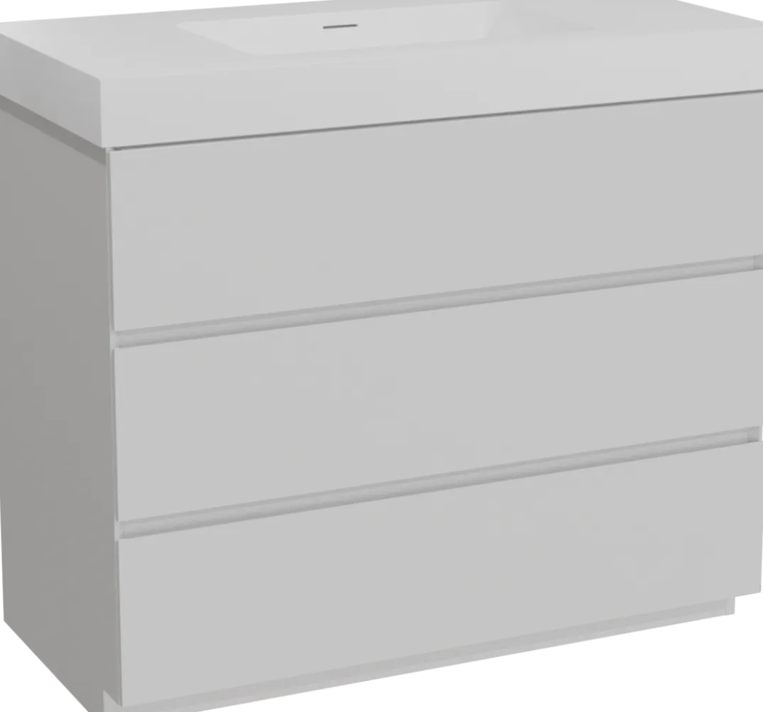 Storke Edge badkamermeubel met Mata High wastafel
