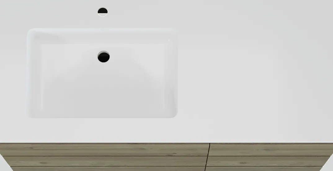 Storke Edge badkamermeubel met Bilia wastafel