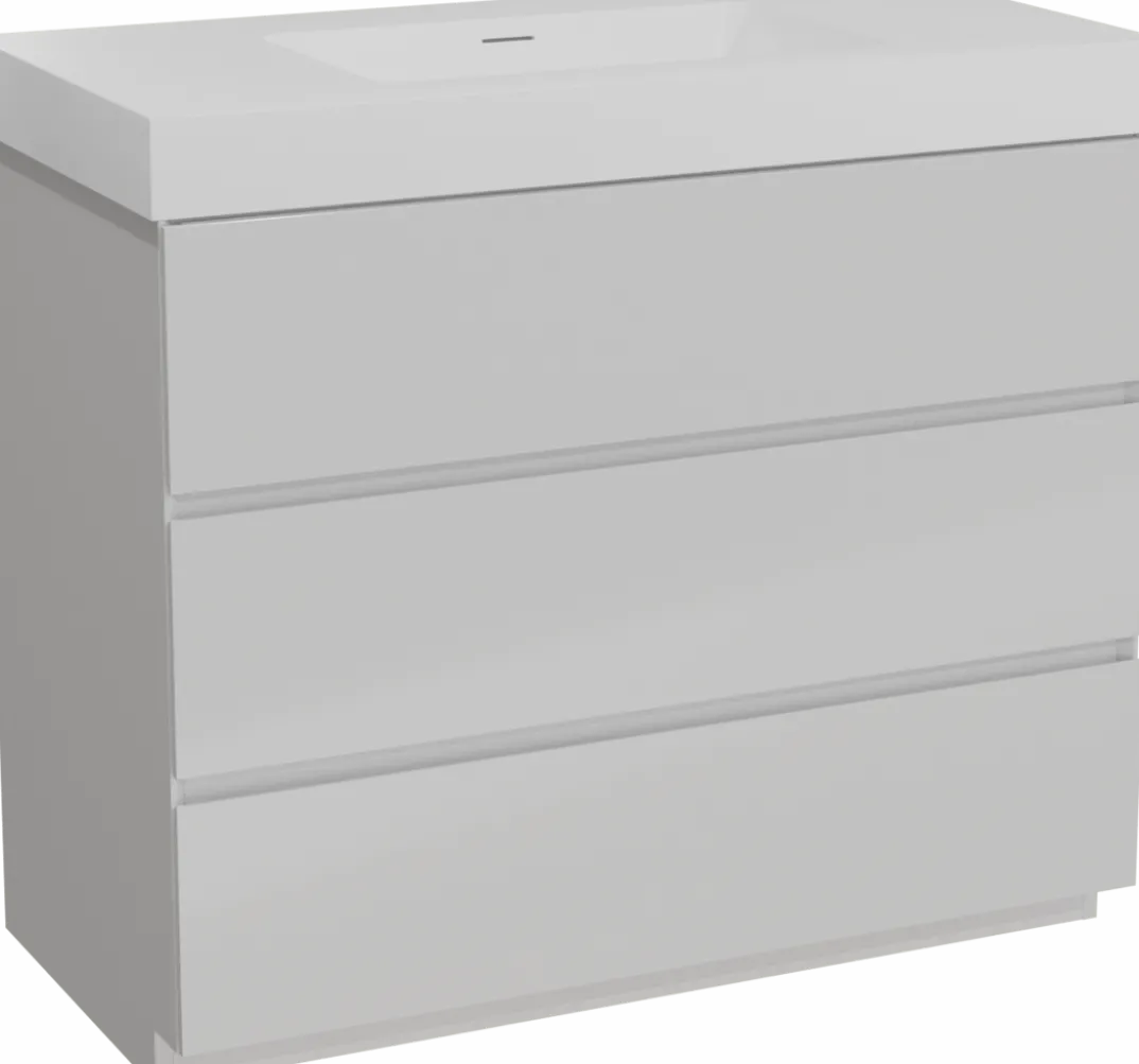 Storke Edge badkamermeubel met Mata High wastafel