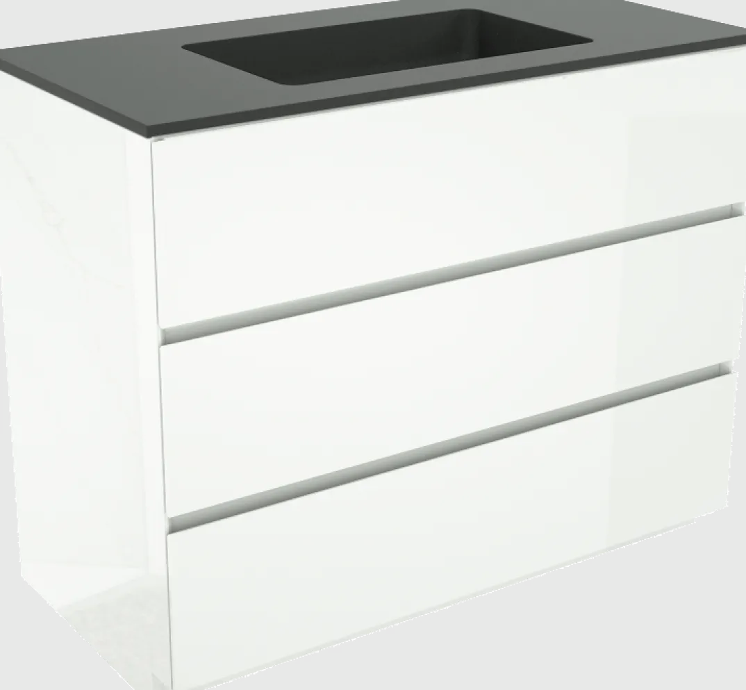 Storke Edge badkamermeubel met Scuro wastafel