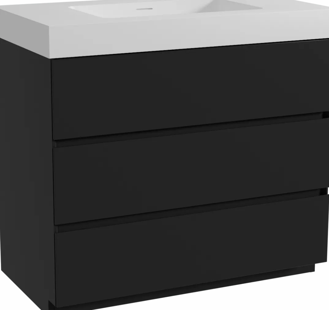 Storke Edge badkamermeubel met Mata High wastafel