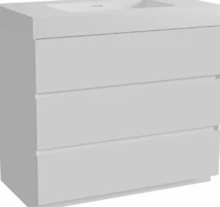 Storke Edge badkamermeubel met Mata High wastafel