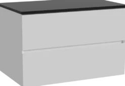 Storke Edge badkamermeubel met Panton wastafelblad voor waskom(men)