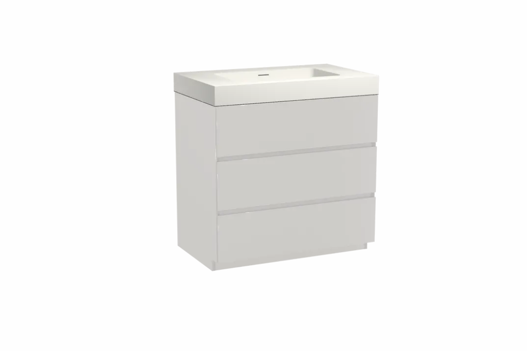 Storke Edge badkamermeubel met Mata High wastafel