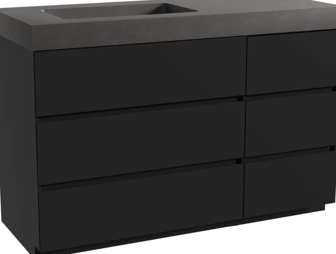 Storke Edge badkamermeubel met Scuro High wastafel