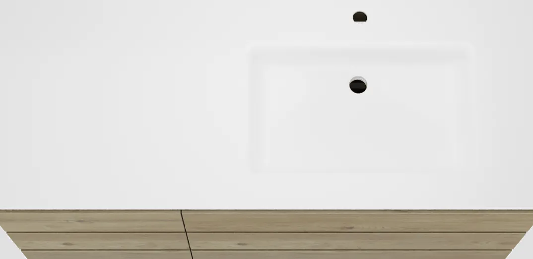 Storke Edge badkamermeubel met Bilia wastafel
