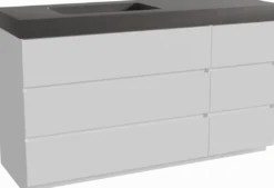 Storke Edge badkamermeubel met Scuro High wastafel