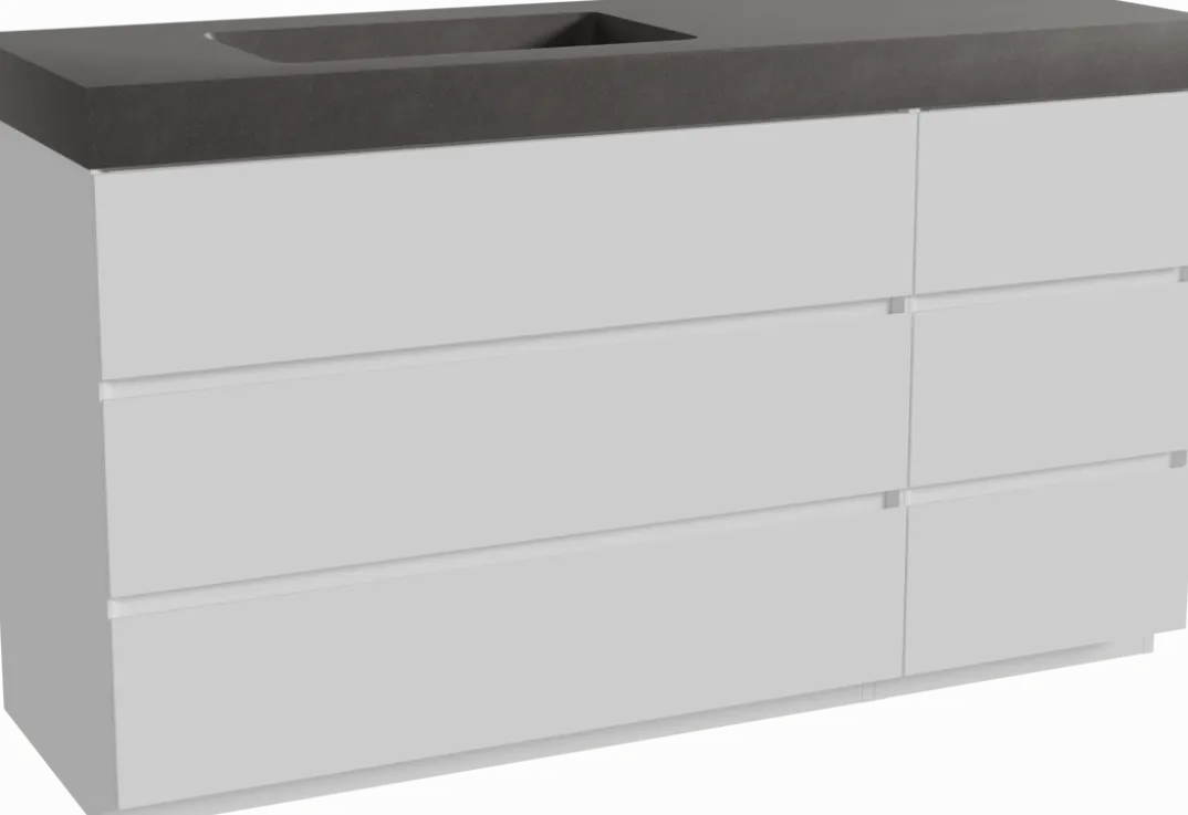 Storke Edge badkamermeubel met Scuro High wastafel
