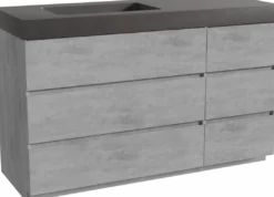 Storke Edge badkamermeubel met Scuro High wastafel