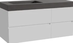 Storke Edge badkamermeubel met Scuro High wastafel