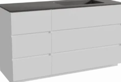 Storke Edge badkamermeubel met Scuro wastafel