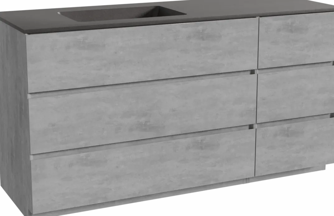 Storke Edge badkamermeubel met Scuro wastafel