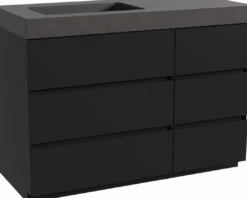 Storke Edge badkamermeubel met Scuro High wastafel