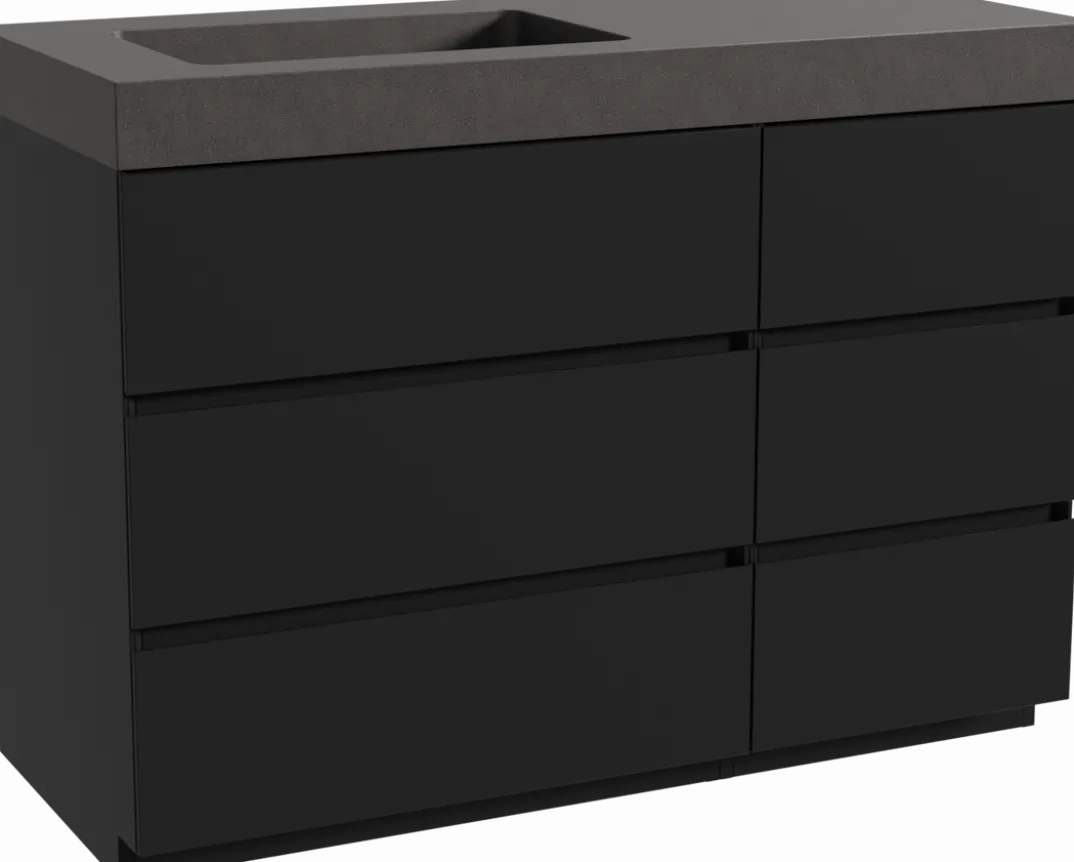Storke Edge badkamermeubel met Scuro High wastafel