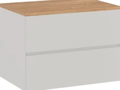 Storke Edge badkamermeubel met Panton wastafelblad voor waskom(men)