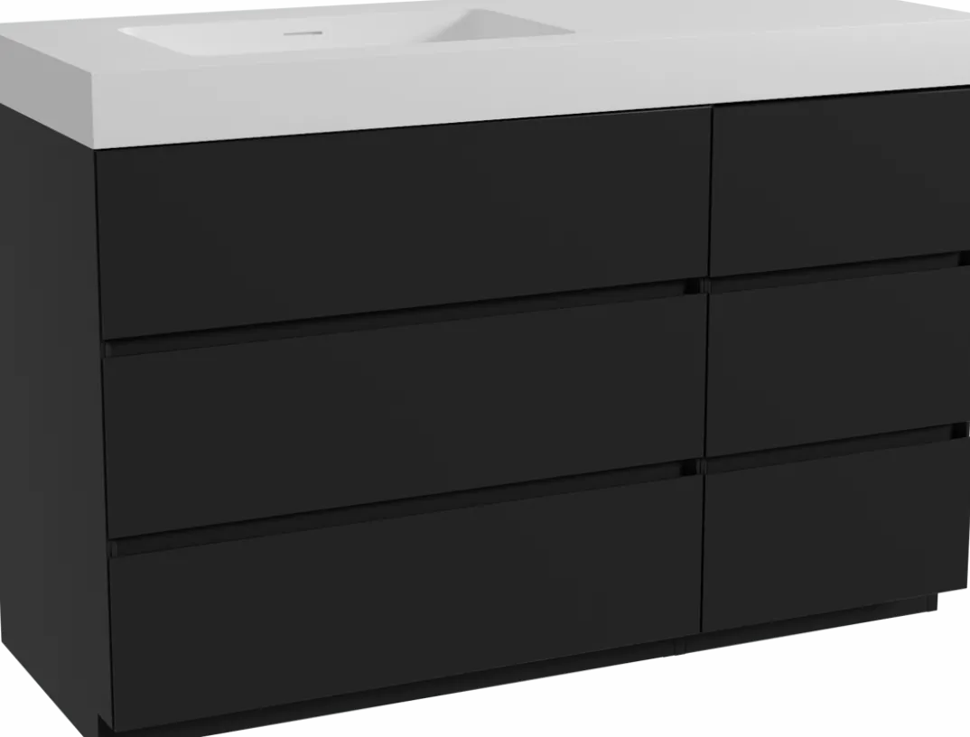 Storke Edge badkamermeubel met Mata High wastafel
