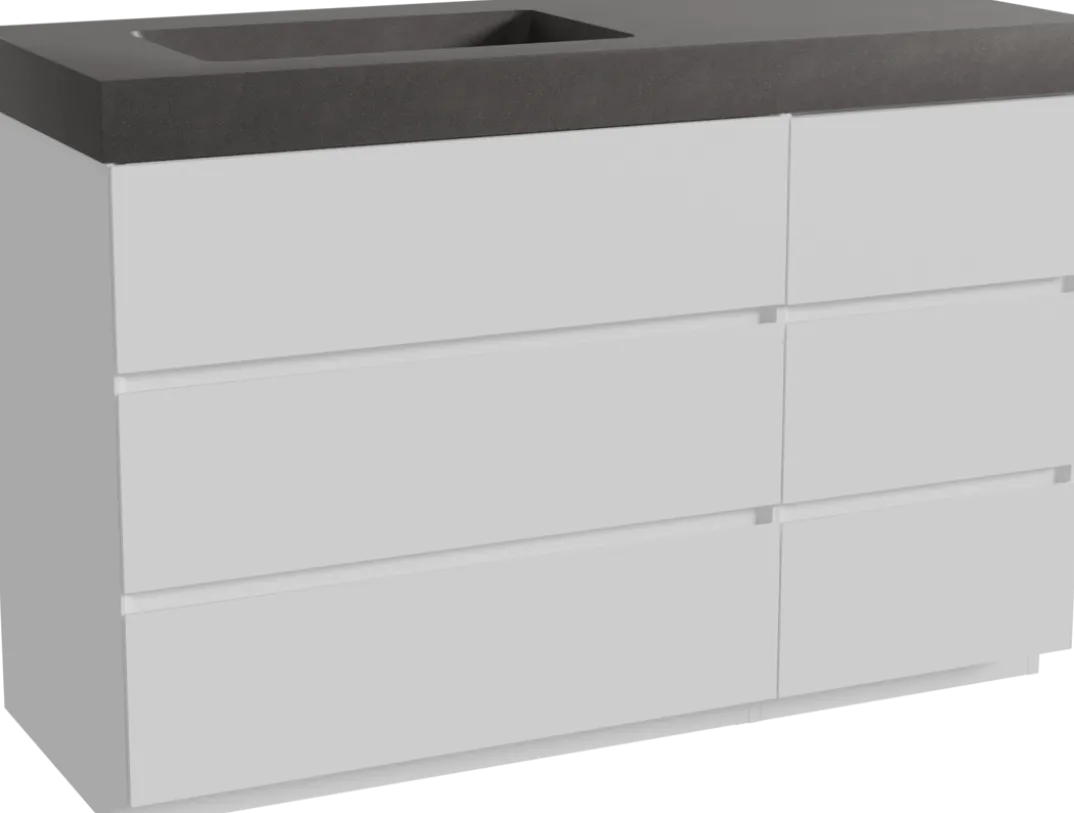 Storke Edge badkamermeubel met Scuro High wastafel