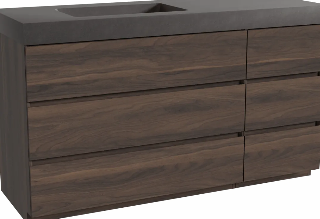 Storke Edge badkamermeubel met Scuro High wastafel