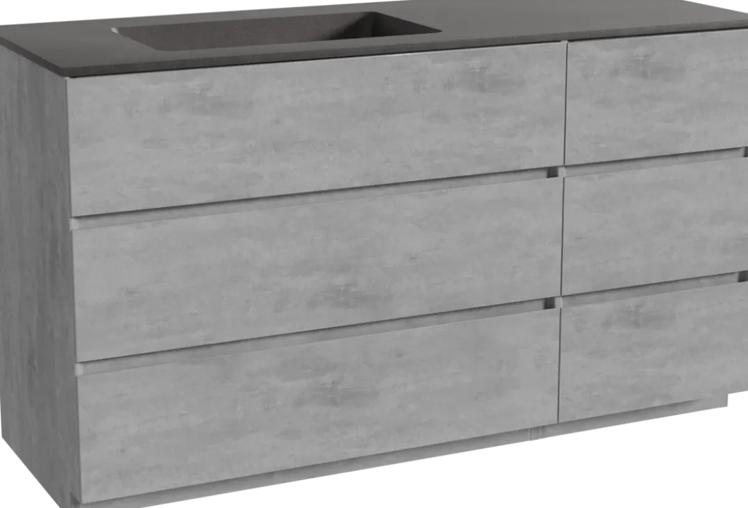 Storke Edge badkamermeubel met Scuro wastafel