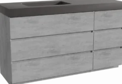 Storke Edge badkamermeubel met Scuro High wastafel