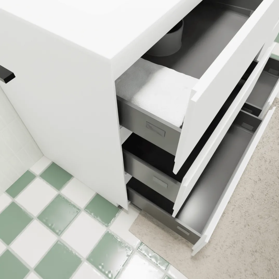 Storke Edge badkamermeubel met Mata wastafel