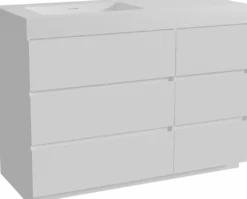 Storke Edge badkamermeubel met Mata High wastafel