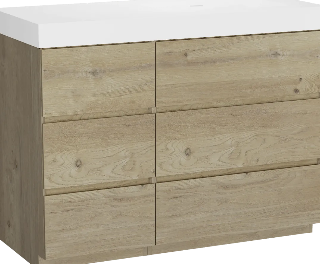 Storke Edge badkamermeubel met Mata High wastafel
