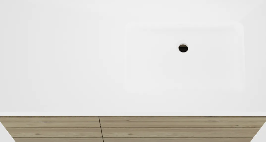 Storke Edge badkamermeubel met Mata High wastafel