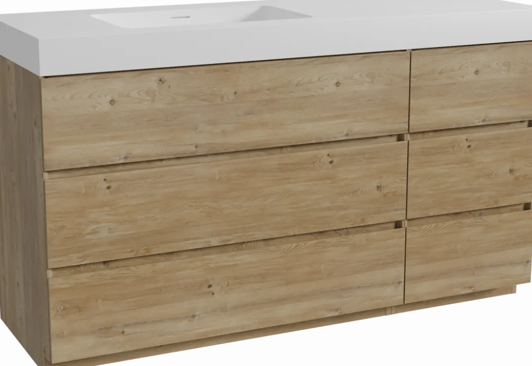 Storke Edge badkamermeubel met Mata High wastafel