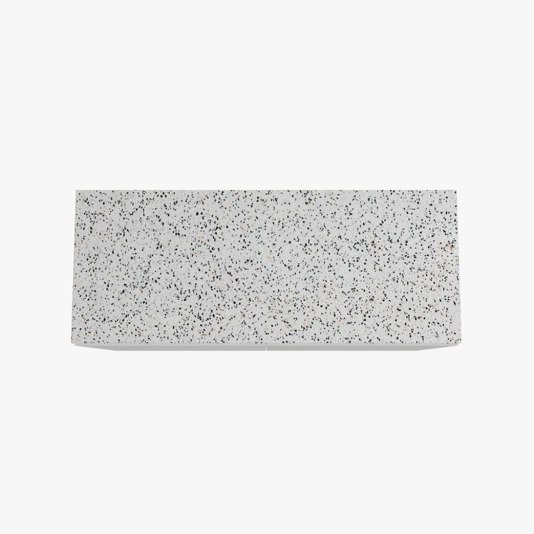 Storke Edge badkamermeubel met Tavola wastafelblad voor waskom(men)
