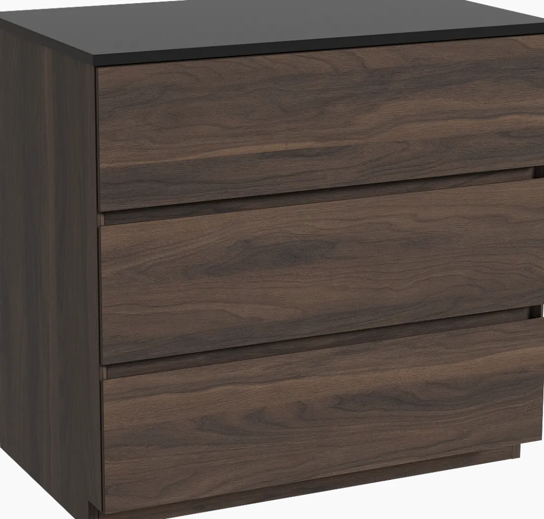 Storke Edge badkamermeubel met Panton wastafelblad voor waskom(men)