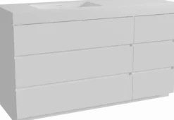 Storke Edge badkamermeubel met Mata High wastafel