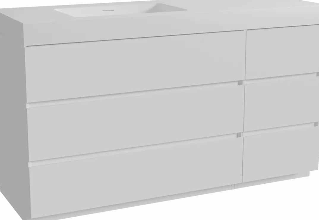 Storke Edge badkamermeubel met Mata High wastafel