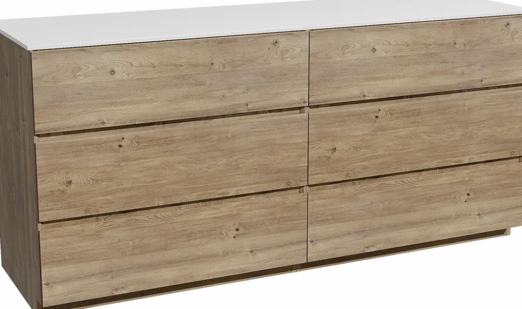 Storke Edge badkamermeubel met Tavola wastafelblad voor waskom(men)