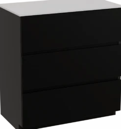 Storke Edge badkamermeubel met Tavola wastafelblad voor waskom(men)