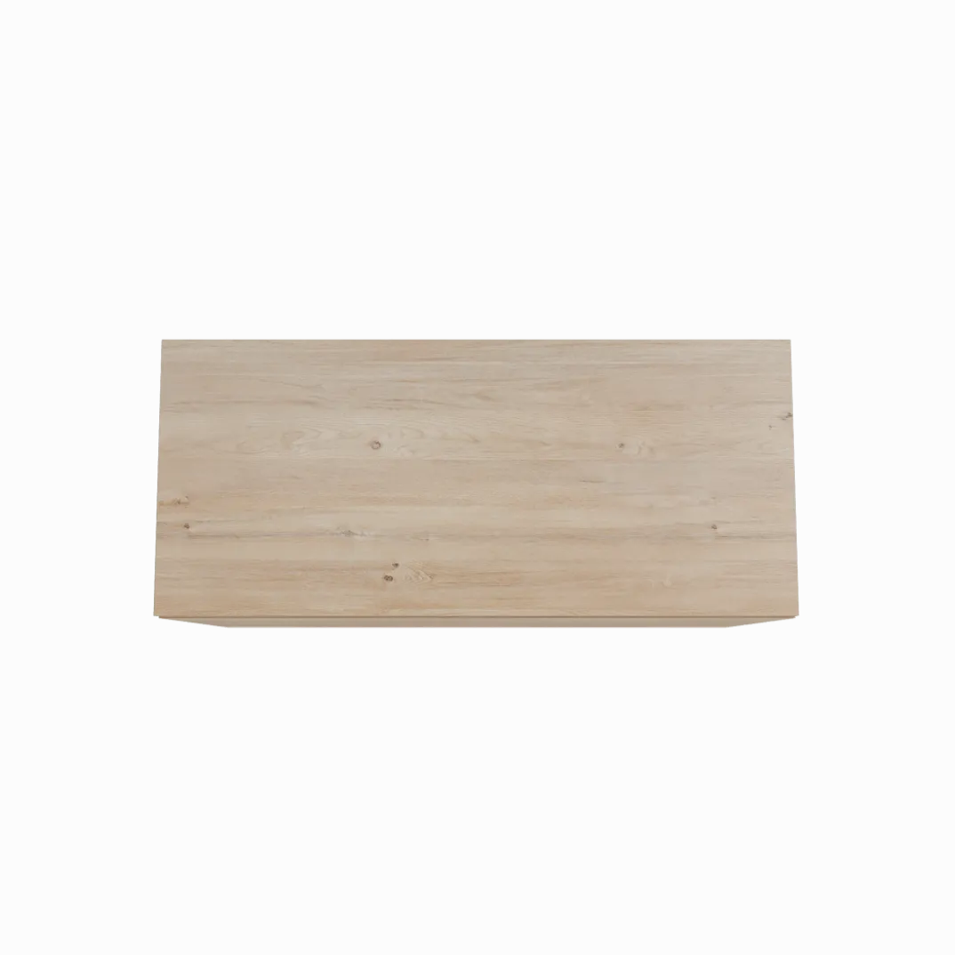 Storke Edge badkamermeubel met Panton wastafelblad voor waskom(men)