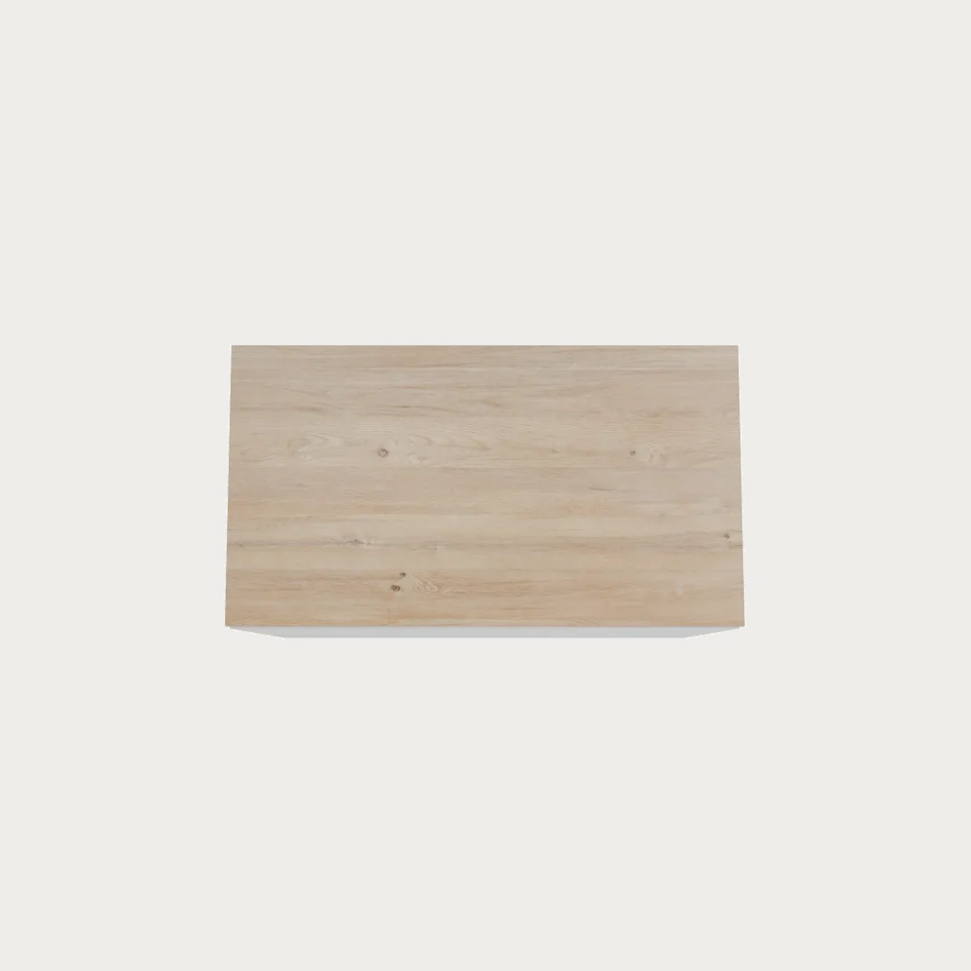 Storke Edge badkamermeubel met Panton wastafelblad voor waskom(men)